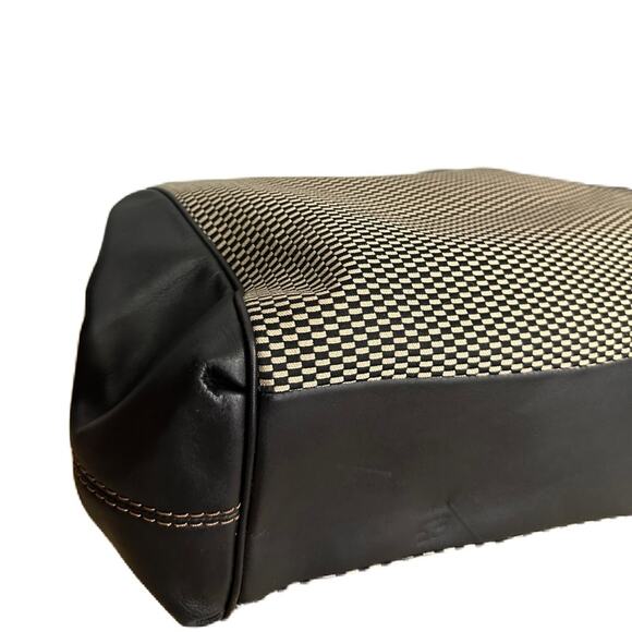 Like new COACH Lexy Legacy Jacquard Shoulder Bag in Black Smoke MSRP $378 - Picture 5 of 13